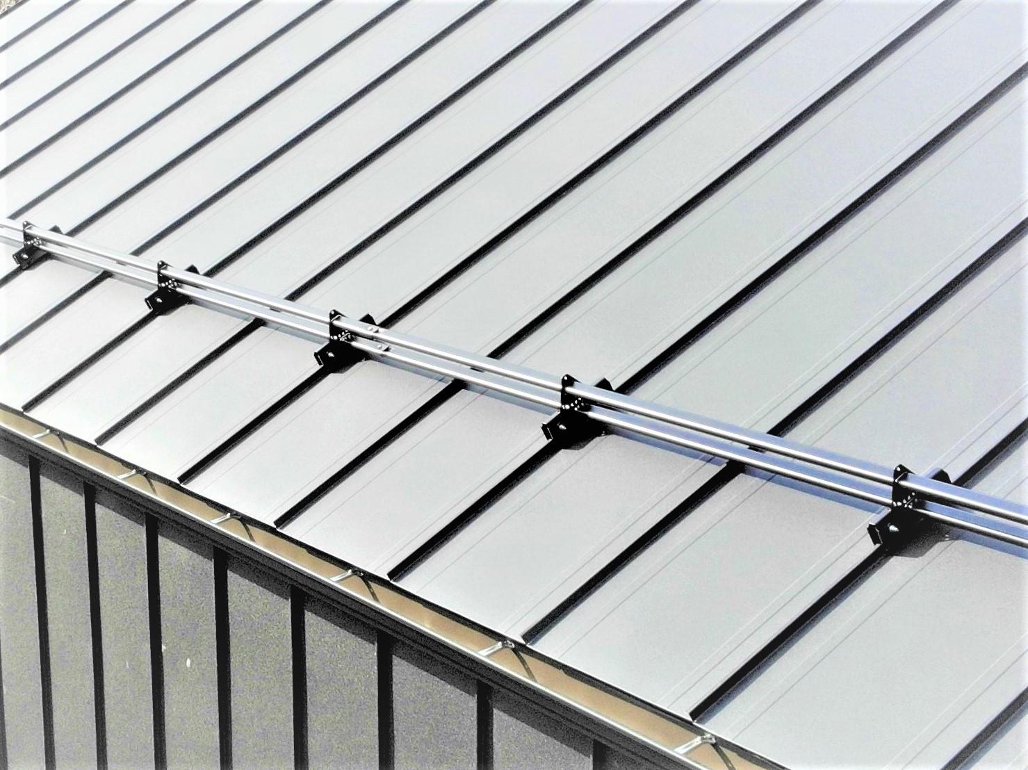Snow Guards on Standing Seam Metal Roof