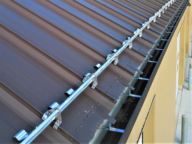 Clamp on attachment on standing seam roof